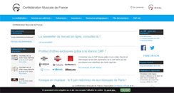 Desktop Screenshot of cmf-musique.org